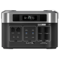 Oukitel power station BP2000 Pro with digital display and multiple ports on a white background