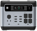 Oukitel power station p2400 with digital display and multiple outlets on a white background