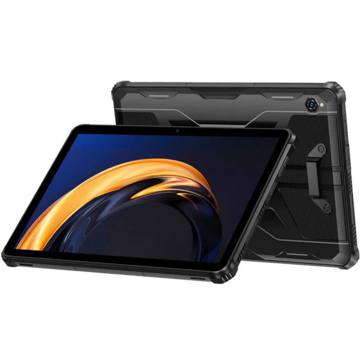 Tablet RT9 with a protective case on a white background
